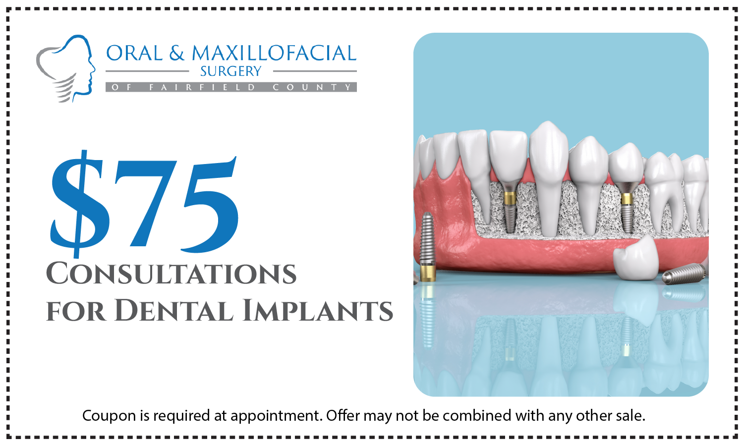 coupon for a dental implant consultation